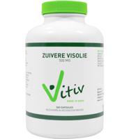 Vitiv Zuivere visolie 500mg 360 Capsules - thumbnail