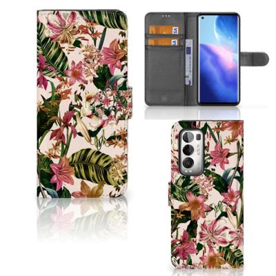 OPPO Find X3 Neo 5G Hoesje Flowers
