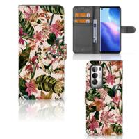 OPPO Find X3 Neo 5G Hoesje Flowers - thumbnail