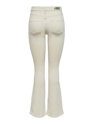 Only Onlblush Mid Flared Dnm Dot019 Noos 15230778 Flare Ecru