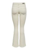 Only Onlblush Mid Flared Dnm Dot019 Noos 15230778 Flare Ecru - thumbnail
