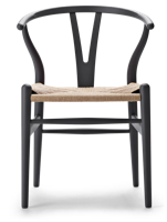 Carl Hansen & Søn CH24 Wishbone Stoel - Colours Anthracite Grey - thumbnail
