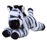 Wild Republic knuffel zebra Ecokins Mini junior 20 cm pluche wit/zwart - thumbnail