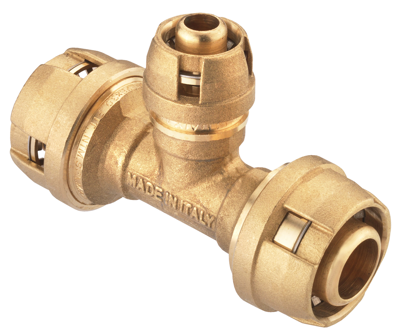 Cornat Steekfitting T-Stuk 26X16X26Mm Ms - VRST660860