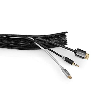 Kabelmanagement | Sleeve | 2.00 m | 1 Stuks | Maximale kabeldikte: 30 mm | Nylon | Zwart