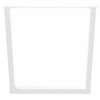 Eettafelpoten 3 st V-vormig 90x(72-73,3) cm staal wit - thumbnail