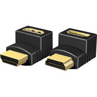 ICY BOX 2x HDMI hoek adapters - thumbnail