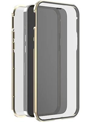White Diamonds Cover 360° Glass Voor Apple IPhone 13 Pro Max Goud