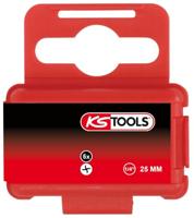 KS Tools 911.2902 Torq-bit S2-staal Vernikkeld C 6.3 5 stuk(s) - thumbnail