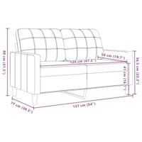 2-delige Loungeset met kussens fluweel geel - thumbnail