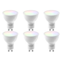 CALEX - LED Spot 6 Pack - Smart Reflectorlamp - GU10 Fitting - 5W - Aanpasbare Kleur CCT - RGB - Wit - thumbnail