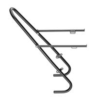 Tubus Tara Bagagedrager 26"-28" Voorkant - Zwart - thumbnail