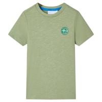 VidaXL Kindershirt 128 lichtkakikleurig - thumbnail