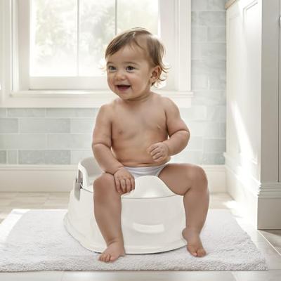Dolu 3-in-1 educatief plaspotje met toiletverkleiner wit/grijs