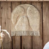 Nohr Wandkleed 'Chinenye' Wol, kleur Off White - thumbnail