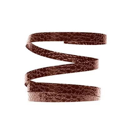 Vaessen Creative • aluminiumdraad crocodile 1,5cmx0,5mmx3m chocolate