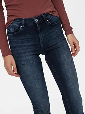 Only Onlblush Mid Flared Dnm Rea409 Noos 15233833 Flare Blue Black Denim