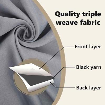 VidaXL Zwart-out gordijnen met ringen 2 pcs lichtgrijs 140 x 140 cm