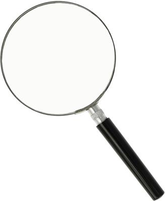 Westcott leesloep, diameter: 90 mm, vergroot tot 2 keer, zwart