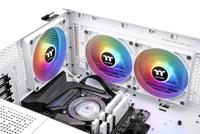 Thermaltake CL-F153-PL12SW-A PC-ventilator Wit, Transparant, RGB (b x h x d) 120 x 120 x 25 mm - thumbnail
