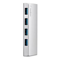 Belkin F4U088Vf 4-Poorts Usb 3.0-Hub + Usb-C-Kabel, Type-C - thumbnail