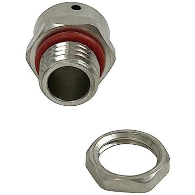 TRU COMPONENTS HX-BF-M12 Drukcompensatie element M12 Messing (vernikkeld) Messing 1 stuk(s)