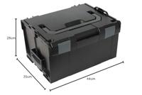 Sortimo L-BOXX 238 6100000307 Gereedschapskist (leeg) ABS Zwart (l x b x h) 442 x 357 x 253 mm - thumbnail