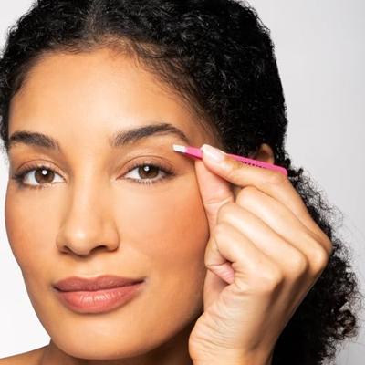 Tweezerman Mini Slant Tweezer Neon Pink