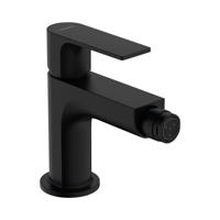 Bidetmengkraan HansGrohe Rebris E Eengreeps Met Trekwaste Mat Zwart - thumbnail