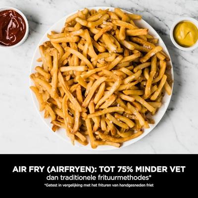 NINJA Airfryer - Foodi Max Dual Zone AF550EU - Inhoud 6,6 liter - 2470W - Zwart
