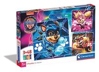 Clementoni legpuzzel super color vierkant paw patrol ii, 3x48st. - thumbnail