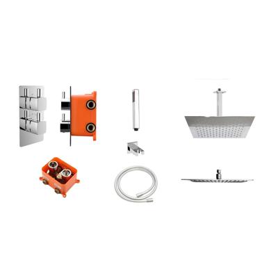 Inbouw Regendoucheset Best Design Piazza met Inbouwbox P-200 x 200 Inbouw Regendoucheset Best Design Piazza met Inbouwbox P-200 x 200