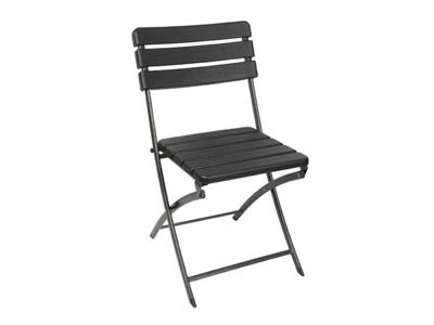 Perel folding chair wood Campingstoel Zwart FP165W Belastbaarheid (gewicht) (max.) 300 kg