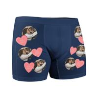 Onderbroek met foto - Blauw - XL - thumbnail