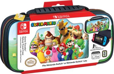 Bigben Interactive Switch Travel Case Super Mario & Friends NNS53A Hardshell-doos Nintendo Multi kleuren Bigben Interactive Switch Travel Case Super Mario & Friends NNS53A Hardshell-doos Nintendo Multi kleuren