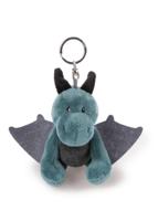 Nici sleutelhanger Ivar draak junior 10 cm polyester blauw - thumbnail