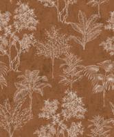 Galerie Zen Behang met getekende bomen motief - DWP0361-07 - thumbnail