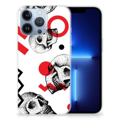Silicone Back Case Apple iPhone 13 Pro Skull Red Silicone Back Case Apple iPhone 13 Pro Skull Red