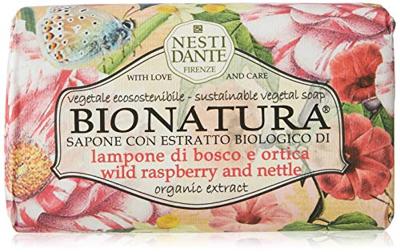 Nesti Dante bionatura wild raspberry & nettle zeep 250gr. Nesti Dante bionatura wild raspberry & nettle zeep 250gr.