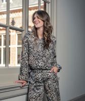 Elvira Casuals Blouse Sanne E4 25-003 Blouse 1019 Navy Snake - thumbnail