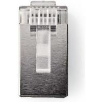 Netwerkconnector | RJ45 Male - Voor Solid Cat6 U/FTP-Kabels | 10 Stuks | Metaal - thumbnail