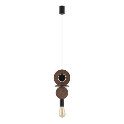 Lyora Design hanglampDrops Wood C 1-lichts hout - 11175
