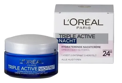 L'Oreal Paris Dermo expertise triple active nachtcreme 50 Milliliter