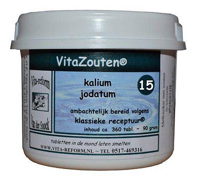 Vitazouten Kalium jodatum VitaZout nr. 15 360 Tabletten