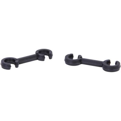 Elvedes kabelclips 4-5mm pvc zwart (100x) elv2010020