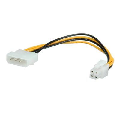 ROLINE Interne Stroomkabel, 4pol. HDD / ATX12V-P4 4-polig Power, 0,15 m ROLINE Interne Stroomkabel, 4pol. HDD / ATX12V-P4 4-polig Power, 0,15 m