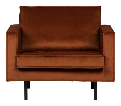 WOOOD Fauteuil 'Rodeo', kleur Roest