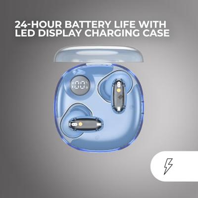 Draadloze Hoofdtelefoon met Oplaadetui Mars Gaming MHIB2BL Blauw