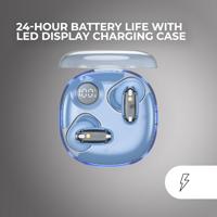 Draadloze Hoofdtelefoon met Oplaadetui Mars Gaming MHIB2BL Blauw - thumbnail