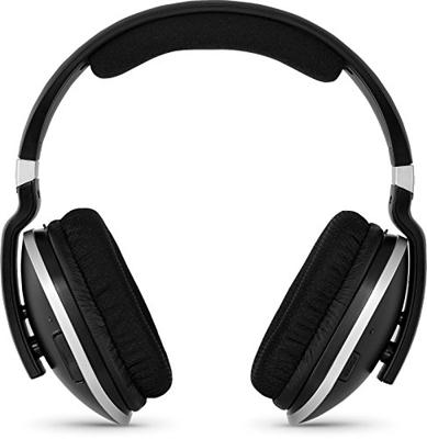 TechniSat STEREOMAN 2 - draadloze 2,4GHz-hoofdtelefoon (voor TV's en muzieksystemen, met dockingstation) zwart
